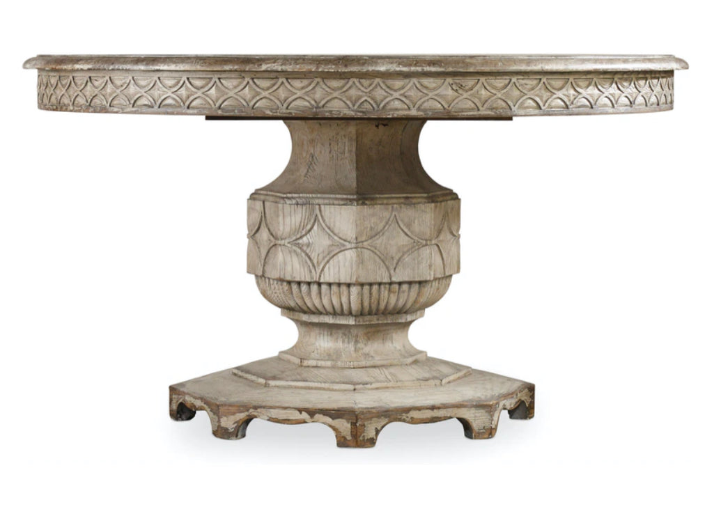 Classico 54in Round Dining Table with One 20'' Leaf