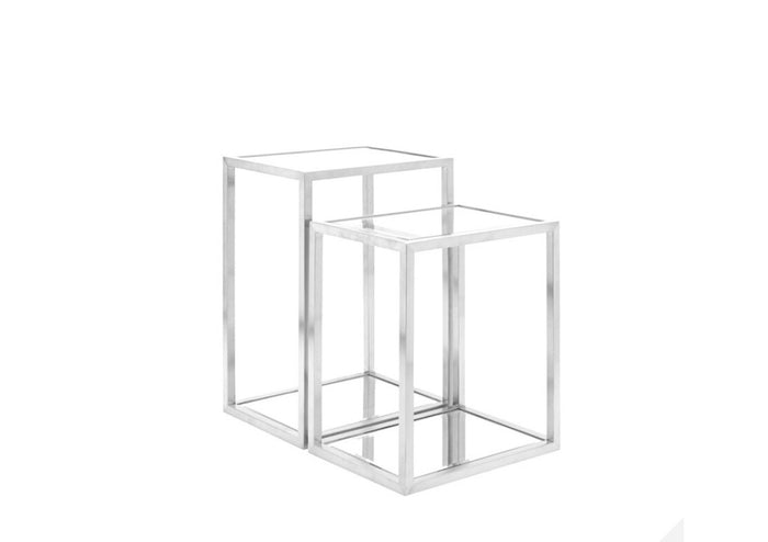 Dalton Silver End Tables (Set of 2)