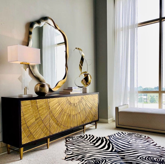 Radiance Golden Sideboard - Luxury Living Collection