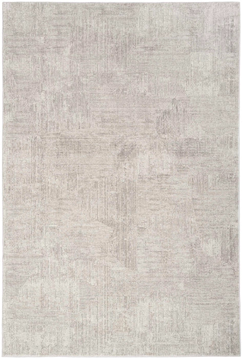 Radiant Silver Area Rug - Elegance Collection