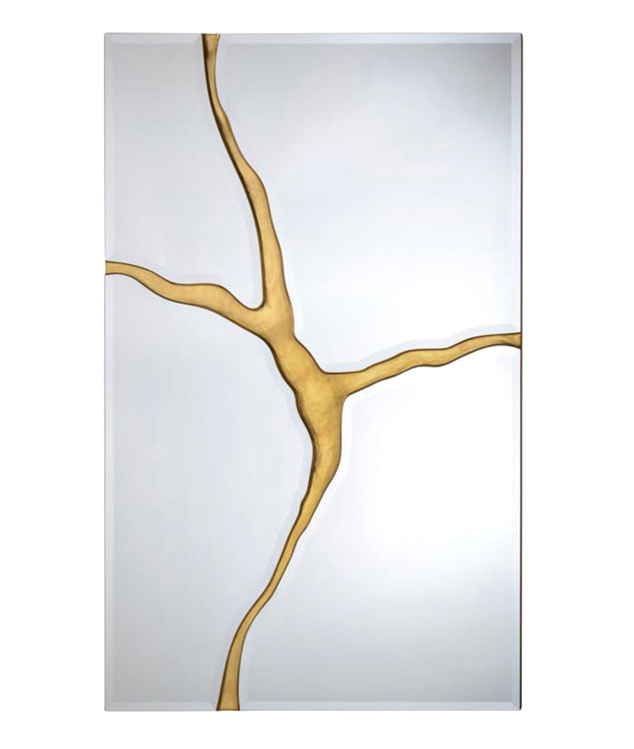 Mayan Exotic 68" Gold Mirror - Luxury Living Collection