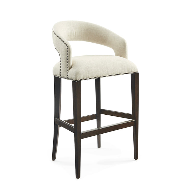 Ania Linen Bar Stool