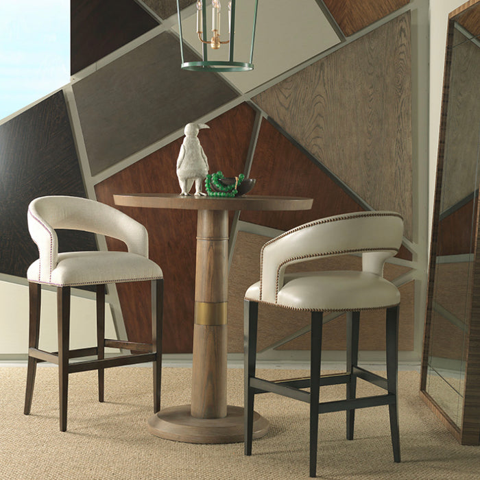Ania Linen Bar Stool