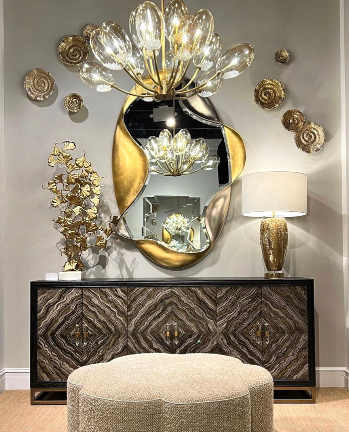 Runa Gold Mirror - Luxury Living Collection
