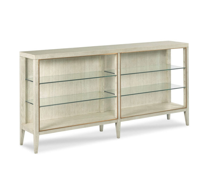 Imara Glass Shelf Bookcase