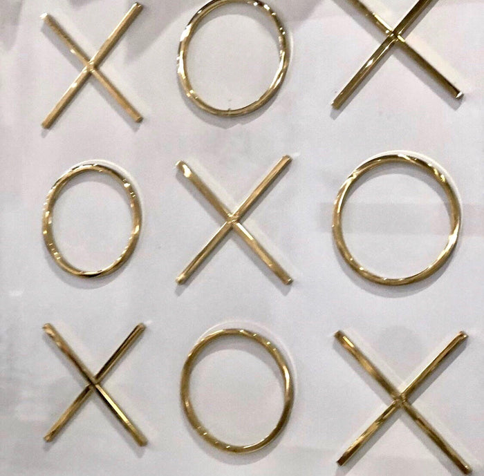 Hugs & Kisses Gold Wall Art