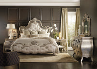 Dulce Three-Drawer Bombe Shaped Nightstand