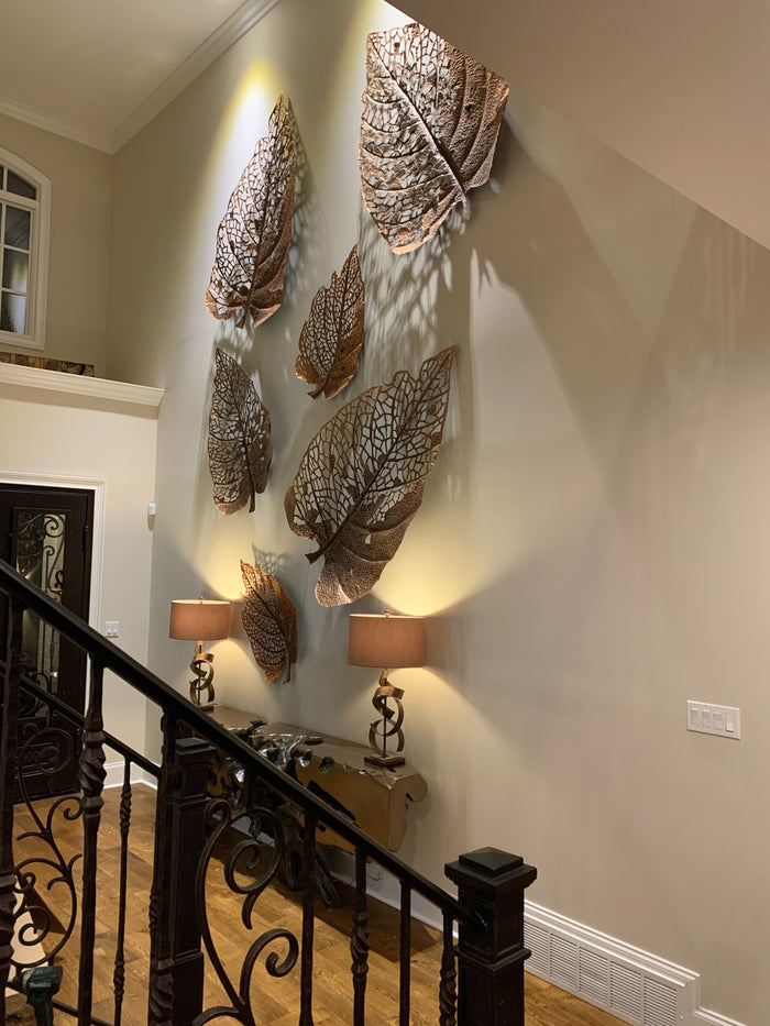 Auden Copper Birch Wall Leaves