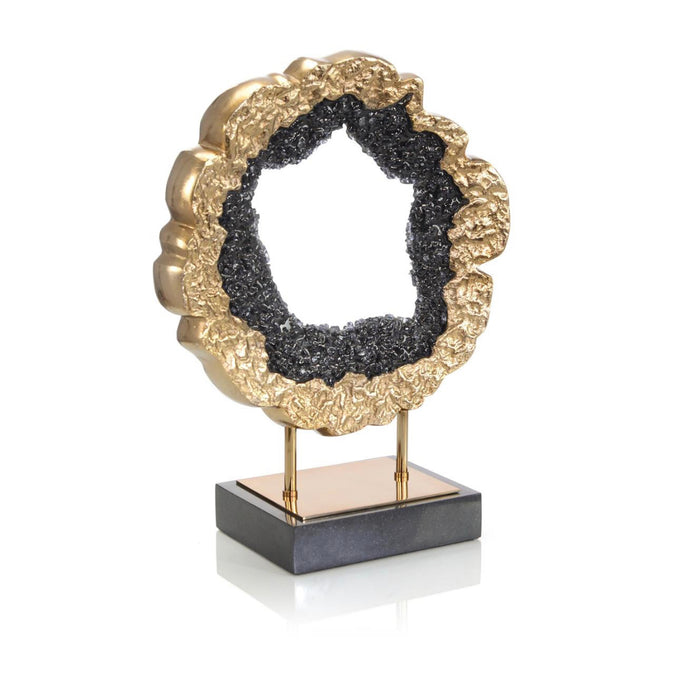 Black & Gold Sculpture - Luxury Living Collection