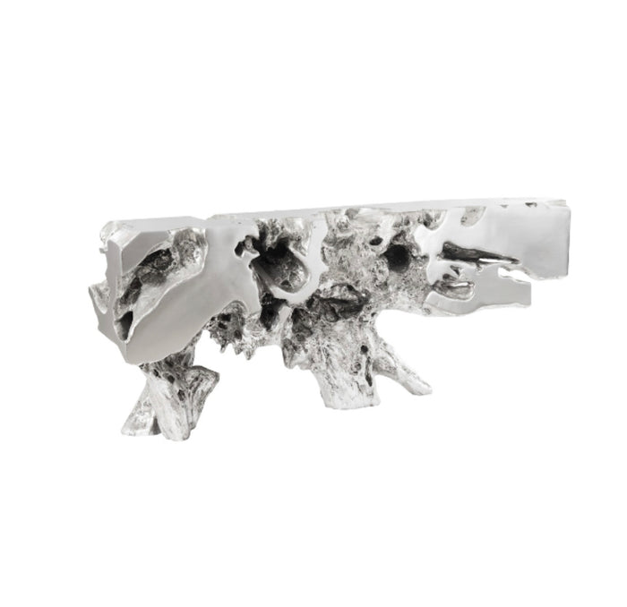Wyn 80" Large Silver Leaf Console