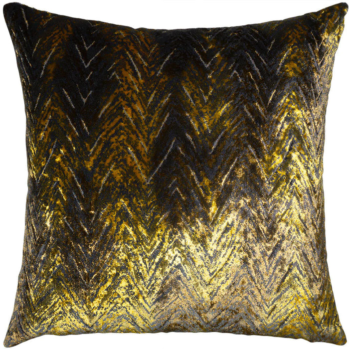 Gold Glaze Throw Pillow Cover - Designer Collection