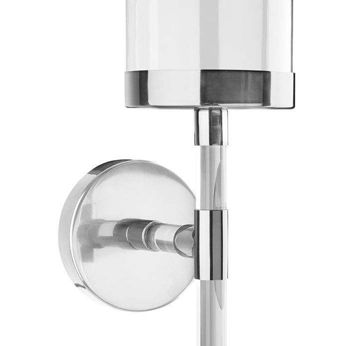 Dani Acrylic Silver Wall Sconce