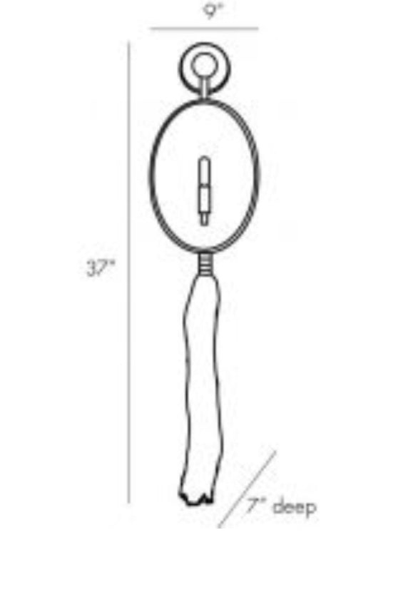 Artunis Bronze Fashion Sconce