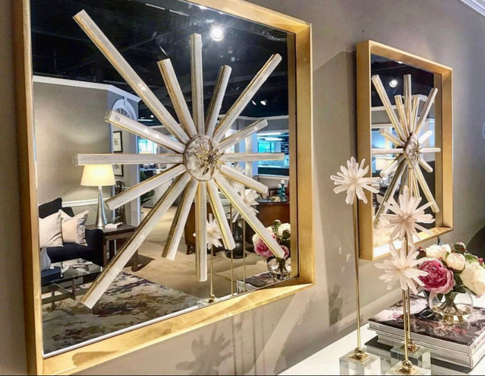 Thora Star-Crossed Circle and Diamond Mirrors (Set of 2)- Luxury Living Collection