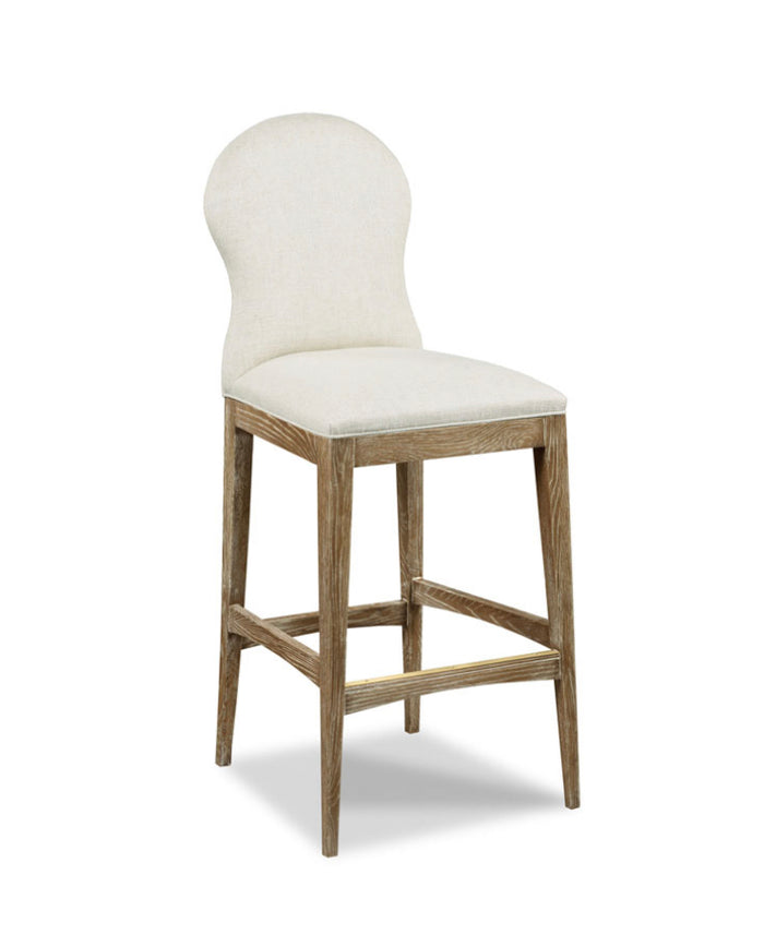Kimaya Linen Bar Stool