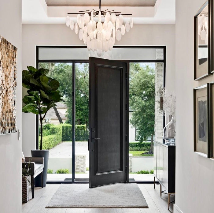 Blackened Iron Chandelier