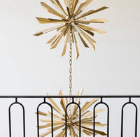 Ivana Antique Brass Chandelier