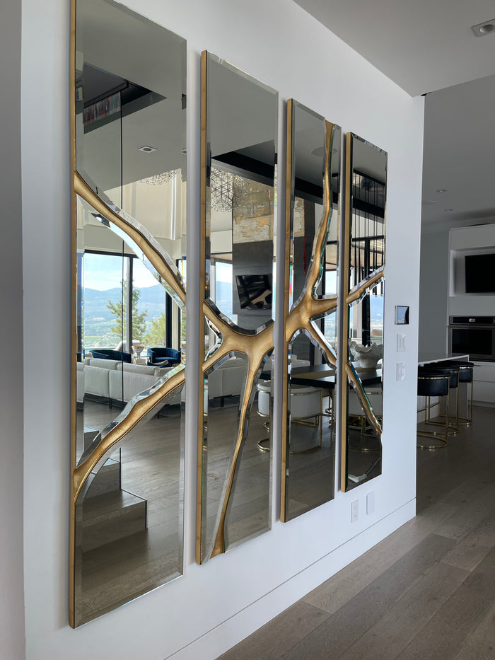 Mayan Mirror Panels (Set of 4) - Luxury Living Collection