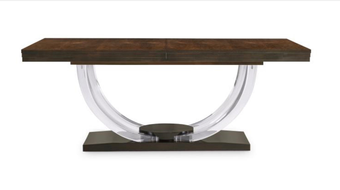 Regency Large Rectangular Dining Table With Two 20" Leaves