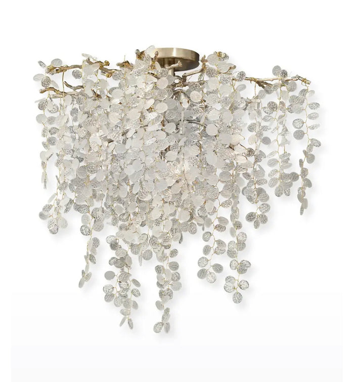 Willow Five-Light Flush Chandelier