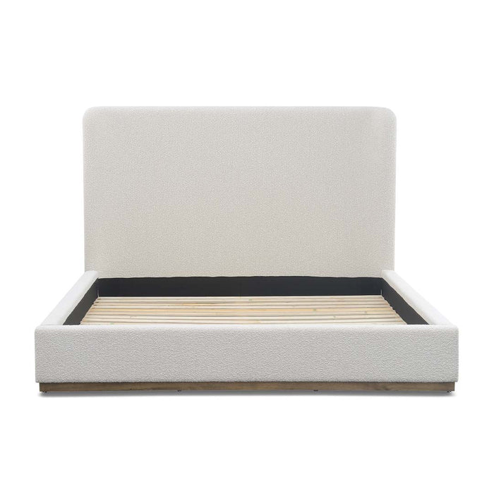 Charlize Off-White Boucle Bed