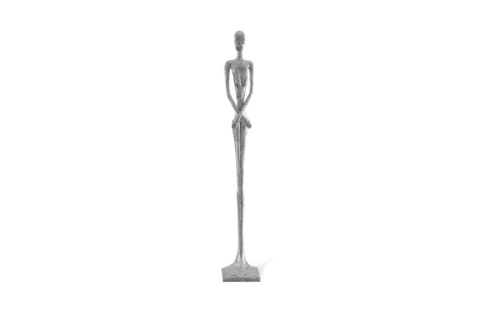 Thin Female Silver Leaf Sculpture