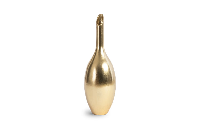 Lia Gold Leaf Decorative Vase
