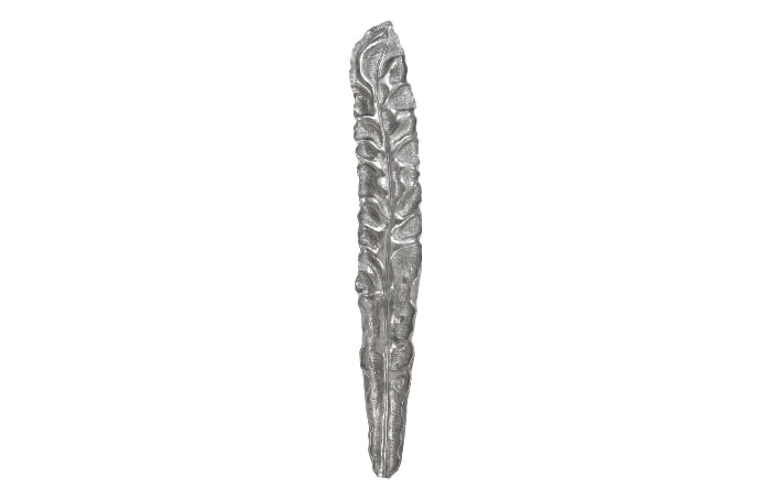 Liquid Silver Petiole Leaf Colossal Wall Sculpture II