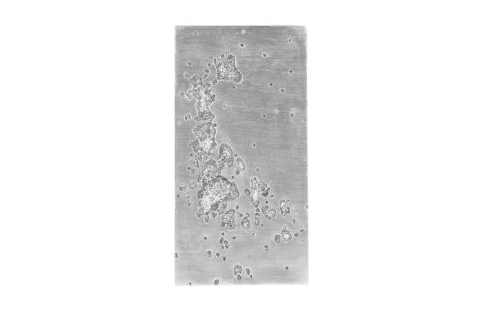 Silver Splatter Wall Sculpture II