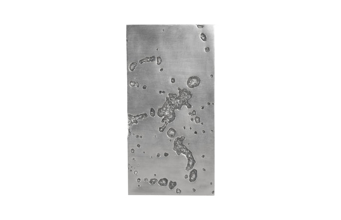 Silver Splatter Wall Sculpture I