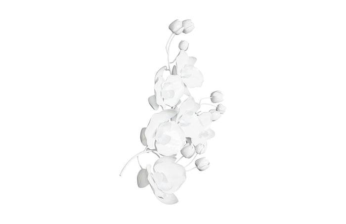 White Orchid Wall Sculpture