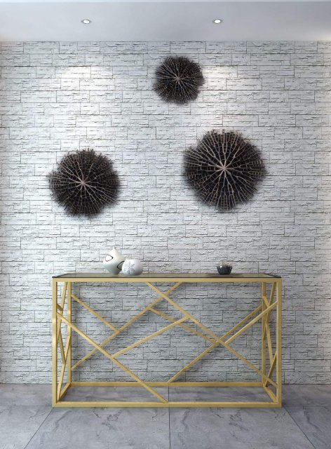 Lauren Gold Console Table