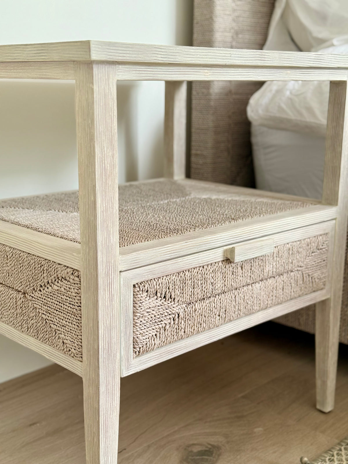Santa Barbara Nightstand - White Sand