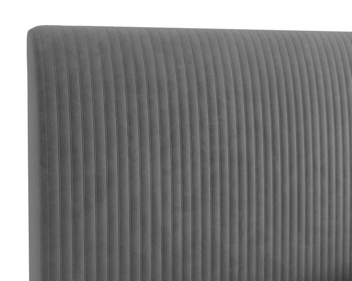 Harris Storm Grey Performance Fabric Bed