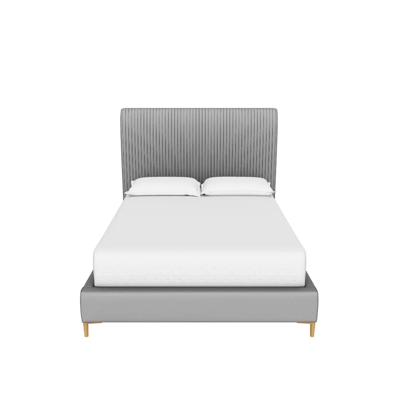 Harris Storm Grey Performance Fabric Bed