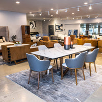 Elowen Modern Beige & Grey Dining Chair