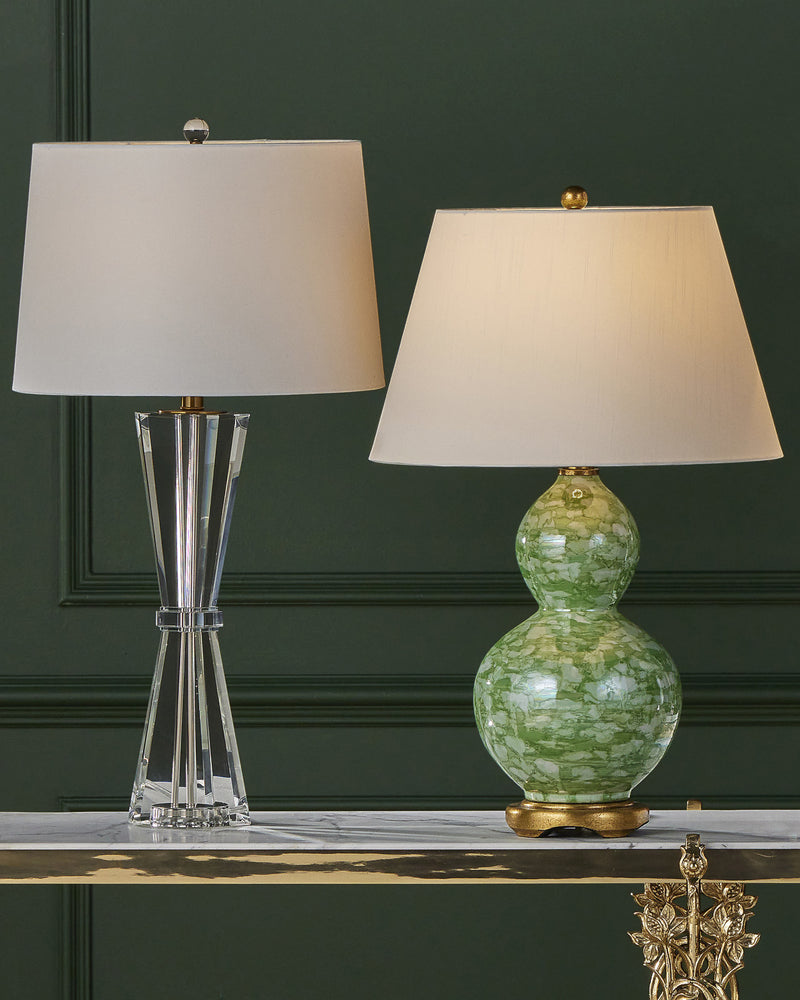Fiore 72" White Marble & Polished Brass Console Table