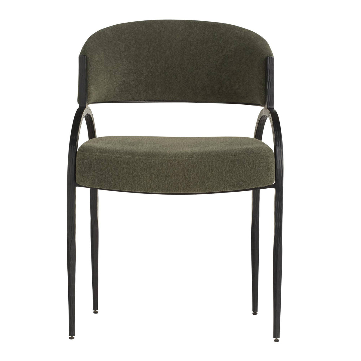 Zelise Performance Pine Green Chenille Dining Chair (Set of 2)