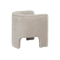 Georgina Chenille Taupe Accent Chair