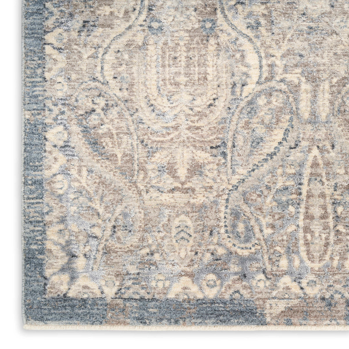 Delphine Grey Blue Area Rug