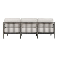 Clara 80" White & Grey Outdoor Sofa