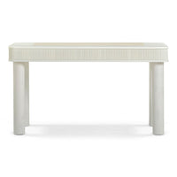Lexi 55" Cream 2-Drawer Desk