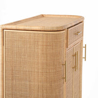 Elara Natural Rattan Bar Cabinet