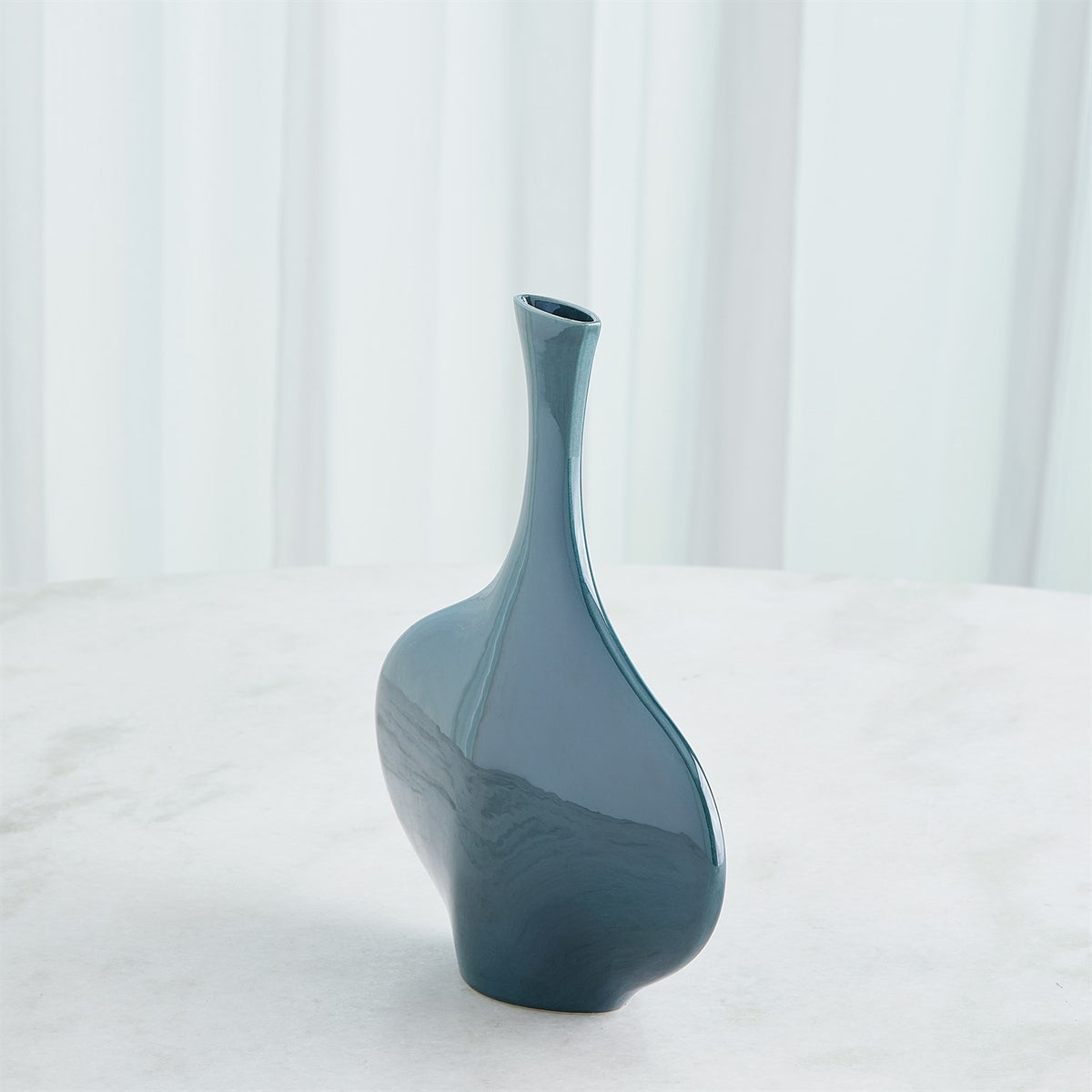 Silhouette Blue Ceramic Vase (3 Sizes Available)