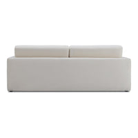 Reese 91" Cream Upcycled Performance Linen Sofa Bed