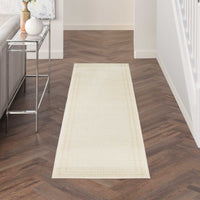 Ainslee Indoor/Outdoor Ivory & Gold Area Rug - Elegance Collection