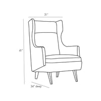 Cashton Cloud Boucle Grey Ash Wing Chair