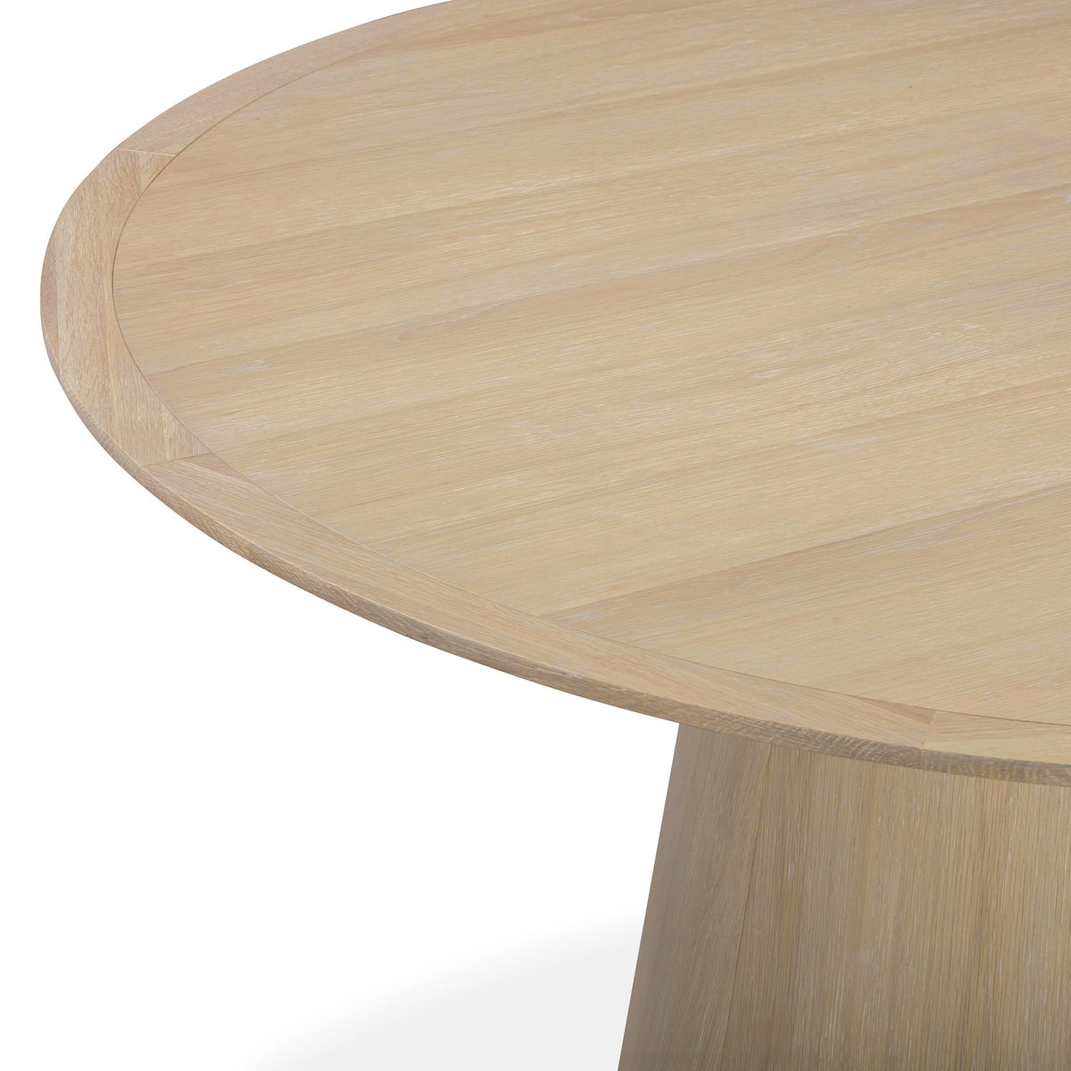 Sammi Natural Round Oak Dining Table (2 Sizes Available 41"-60")