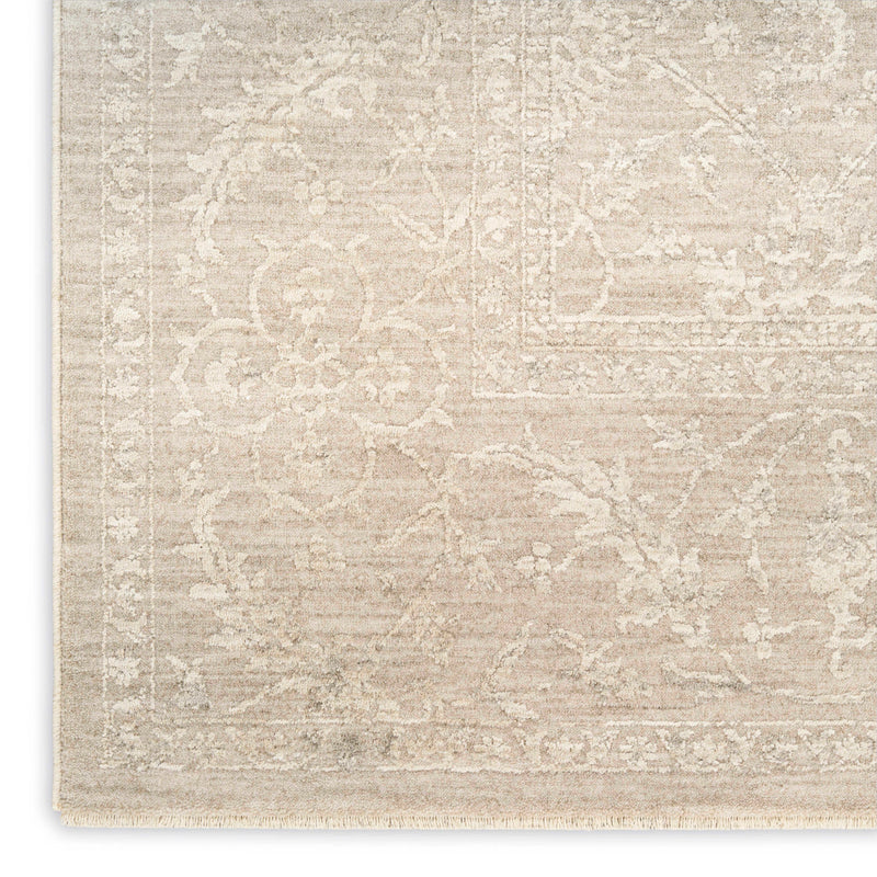 Livia Ivory Grey Foral Area Rug