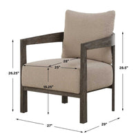 Anne Boucle Accent Chair
